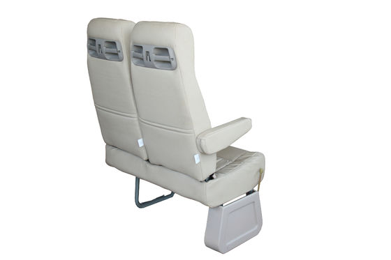 Long Lever Coaster Bus Seats Foldable Adjustable Armrest Retractable Seat Belt