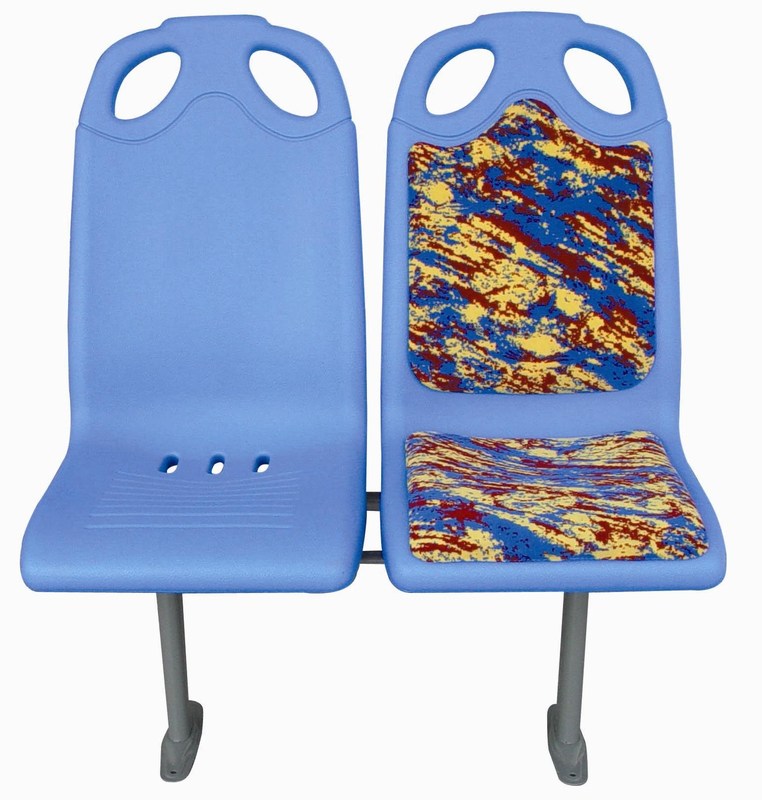 Formy jednorazowe, plastikowe fotele autobusowe, wygodne fotele autobusowe, odporne na korozję
