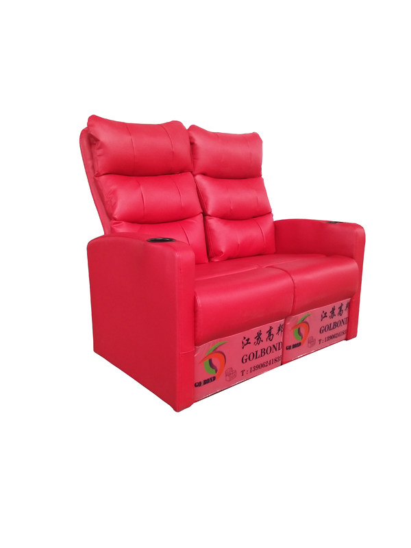 Czerwony kolor Sofa kino domowe Grawitacja powrót Szybka regulacja Ciche