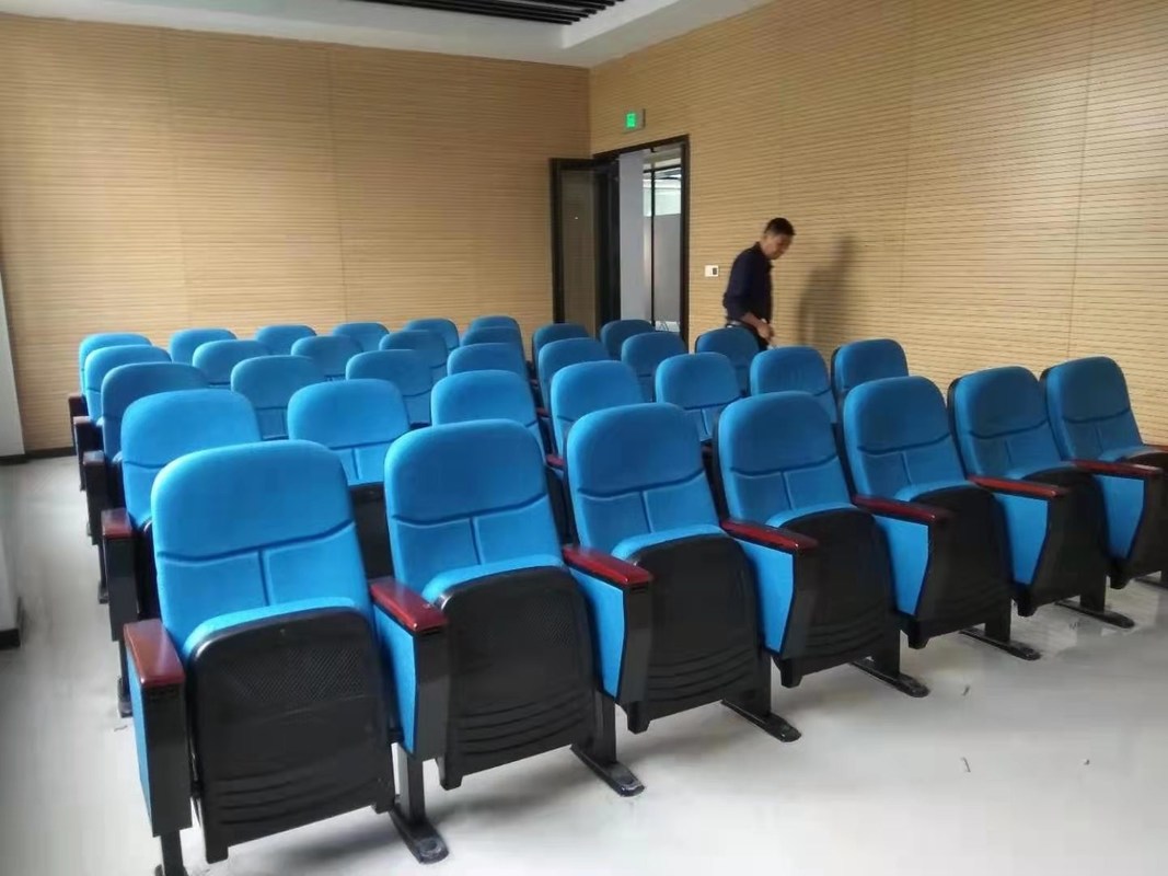 Pokrycie tkanin tekstyliarskich Krzesła audytorium, miejsca siedzące na Stadionie Memorial Kolor niebieski