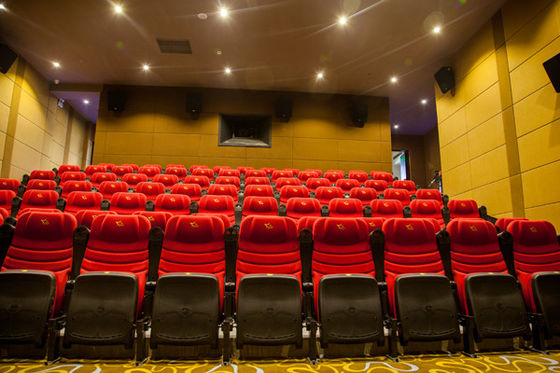 High Wear Resistance Theater Room Seating Flexible Plastic Armrest Color Non Faded
