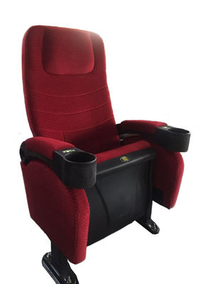 High Wear Resistance Theater Room Seating Flexible Plastic Armrest Color Non Faded