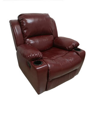 Multi - Function Theater Seating Sofa , Theater Room Sectional Sofas Brown Color